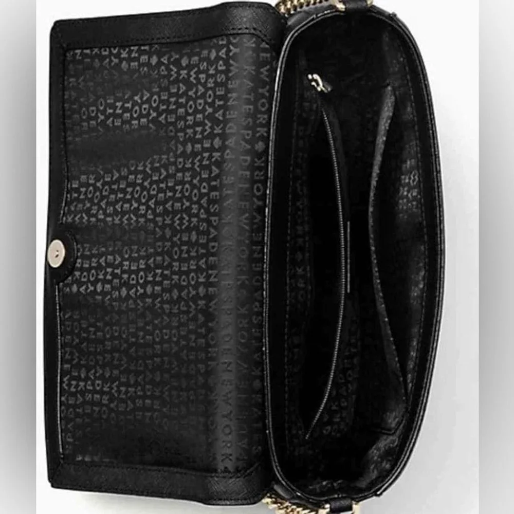Kate Spade New York Greer Laurel Way Black Crossbody Purse